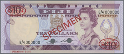 110.580.30: Banknoten - Ozeanien - Fidschi