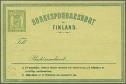 7094: Sammlungen und Posten Skandinavien - Ganzsachen