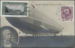 9850: Zeppelin, Zeppelin Postkarten