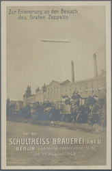 9850: Zeppelin, Zeppelin Postkarten