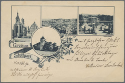 107000: Deutschland West, Plz Gebiet W-70, 700-702 Stuttgart
