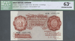 110.150: Banknoten - Großbritannien