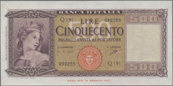 110.200: Banknotes - Italy