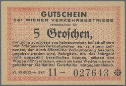 110.370: Banknoten - Österreich / Römisch Deutsches Reich