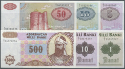110.570.60: Banknoten - Asien - Aserbaidschan