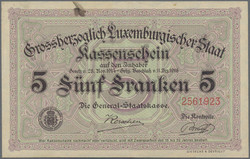 110.270: Banknoten - Luxemburg
