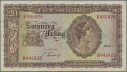 110.270: Banknoten - Luxemburg