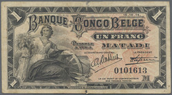 110.550.55: Banknoten - Afrika - Belgisch Kongo