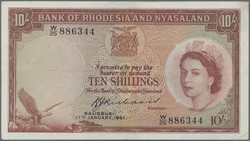 110.550.309: Banknoten - Afrika - Rhodesien und Nyassaland