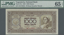 110.220: Banknotes - Yugoslavia