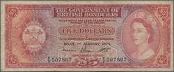 110.560.35: Banknotes – America - Belize (British Honduras)