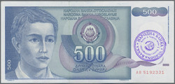 110.50: Banknoten - Bosnien - Herzegowina