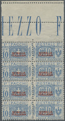 3580: Italienisch Somaliland - Paketmarken