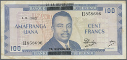 110.550.90: Banknoten - Afrika - Burundi