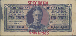 110.570.400: Banknotes – Asia - Sri Lanka