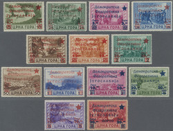 3790: Jugoslawien Volksrepublik Montenegro - Portomarken