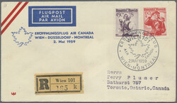 7690: Collections and Lots Zeppelin and Airmail