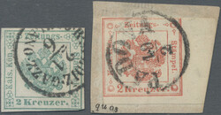 4775: Lombardy Venetia Newspaper Tax Stamps