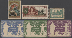 7740: Collections and Lots Poster Stamps, Vignettes - Vignettes