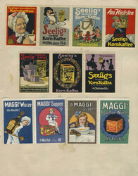 7740: Collections and Lots Poster Stamps, Vignettes - Vignettes