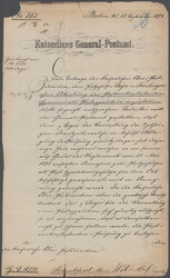 211000: Postal History, Postal system