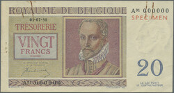 110.40: Banknotes - Belgium