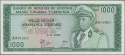 110.550.90: Banknoten - Afrika - Burundi