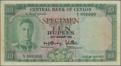 110.570.400: Billets - Asie - Sri Lanka