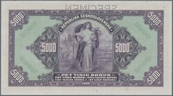 110.500: Banknotes - Czechoslovakia