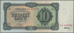 110.240: Banknotes - Latvia