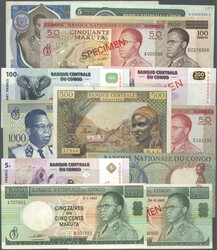 110.550.190: Banknotes – Africa - Congo Republic