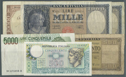 110.200: Banknoten - Italien