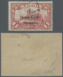 245: German Colonies Togo British Occupation