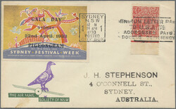 216010: Postal History, Pigeon, Pigeon Mail