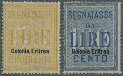 3560: Italian Eritrea - Fiscal stamps