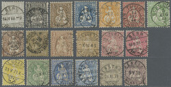 5655146: Switzerland sitting Helvetia perforated