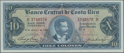 110.560.80: Banknotes – America - Costa Rica