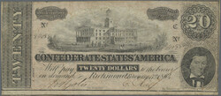 110.560.185: Banknoten - Amerika - Konfederierte Staaten von Amerika