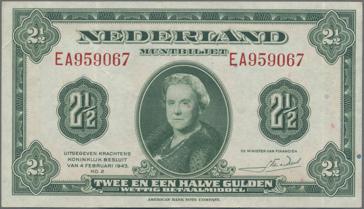 110.350: Banknoten - Niederlande