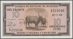 110.550.90: Banknoten - Afrika - Burundi