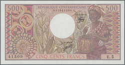 110.550.480: Banknotes – Africa - Central African Republic