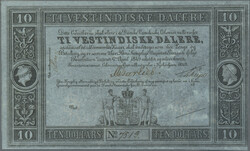 110.560.88: Banknoten - Amerika - Dänisch Westindien