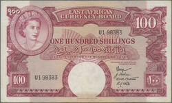 110.550.304: Banknoten - Afrika - Ostafrika
