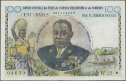 110.550.25: Banknoten - Afrika - Äquatorial-Afrikanische Staaten