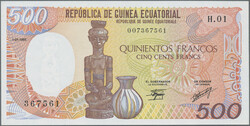 110.550.20: Banknoten - Afrika - Äquatorialguinea