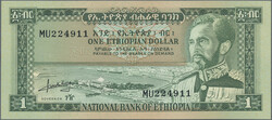 110.550.30: Banknoten - Afrika - Äthiopien