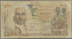 110.560.116: Banknotes – America - French Antilles (Guyana, Guadeloupe,<br />Martinique)
