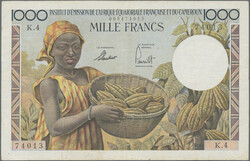 110.550.115: Banknoten - Afrika - Französisch Äquatorial-Afrika