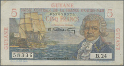 110.560.115: Banknotes – America - French Guiana