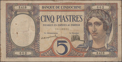 110.570.115: Banknotes – Asia - French Indo-China